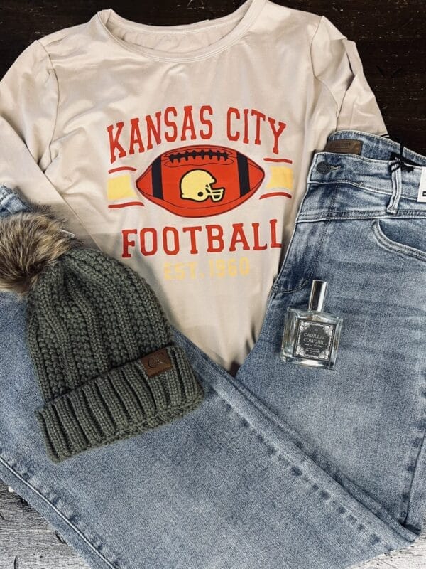 Tan KC Chiefs Classic Long Sleeve