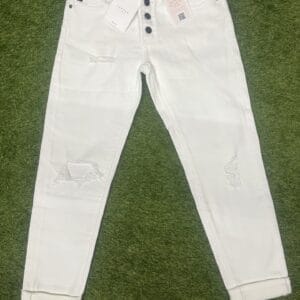 Kancan White Relaxed Fit Jeans