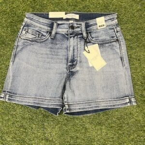 Judy Blue Faux Flap Pocket Shorts