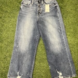 Judy Blue Wide Leg Crop