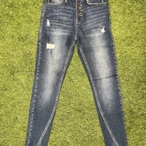 Judy Blue Women's High Rise Destroyed Boyfriend Jeans