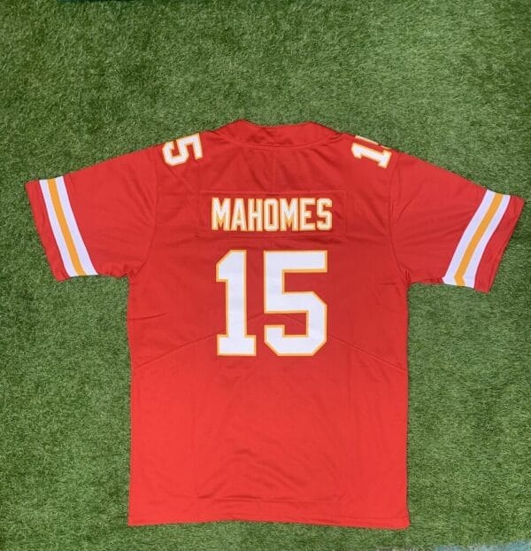 KC Chiefs Mahomes Jersey-Red